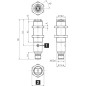 Czujnik optyczny di-soric OH 18-1 M 130 P4-B4