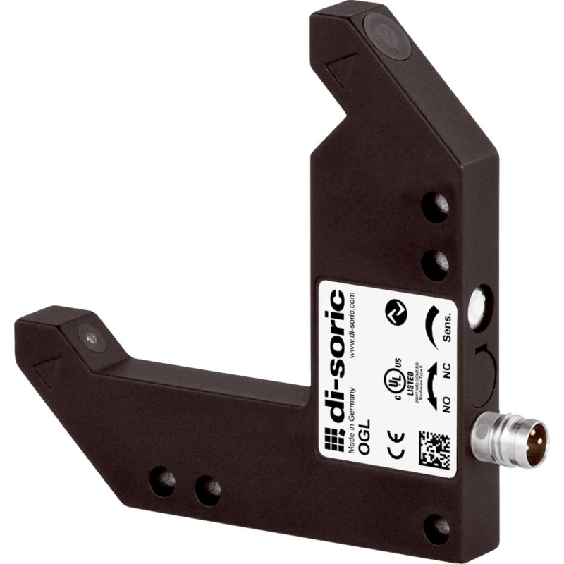 Angled light barrier