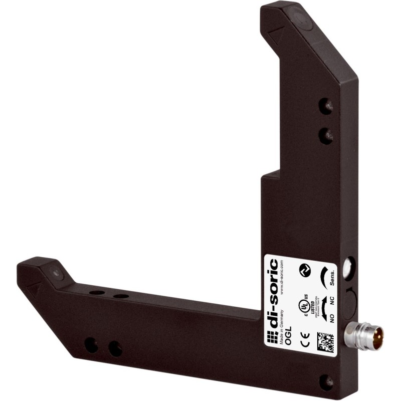 Angled light barrier