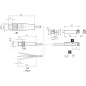 MZET Cylinder sensors with T-groove