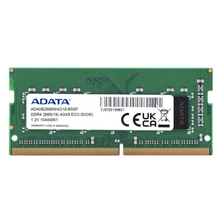 DDR4 SO-DIMM 4GB/8GB/16GB, 3200MHz, -40...85°C, ECC