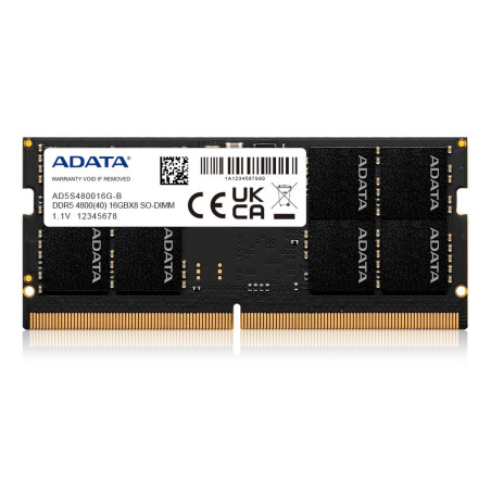 DDR5 SO-DIMM 8GB/16GB/32GB, 4800MHz, 0...85°C, ECC