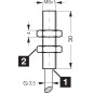 Senzor inductiv di-soric DCC 08 M 1.5 PSLK/PUR