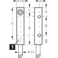 Inductive sensor di-soric DCCQ 08 M 03 PSLK/5m PUR