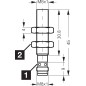 Senzor inductiv di-soric DCC 08 M 1.5 PSK-TSL