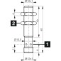 Inductive sensor di-soric DCC 12 M 02 POK-IBSL Inductive sensor di-soric DCC 12 M 02 POK-IBSL