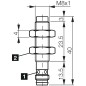 Czujnik indukcyjny di-soric DCC 08 V 2.5 POK-TSL/40