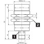 Inductive sensor di-soric DCC 30 M 15 PSK-IBSL Inductive sensor di-soric DCC 30 M 15 PSK-IBSL