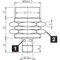 Czujnik indukcyjny di-soric DCCK 30 M 15 PSK-IBSL