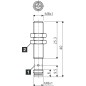 Індуктивний датчик di-soric DCBK 08 MB 1.5 PS-T3
