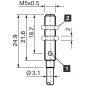 Inductive sensor di-soric DCC 05 V 1.5 POLK/5mPUR