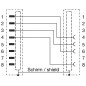 З'єднувальний кабель di-soric VSHM-Z-0.15/RJ45/RJ45-X