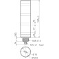 Oświetlenie sygnalizacyjne di-soric SBT-RGB-R50-3B-B5