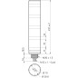 Oświetlenie sygnalizacyjne di-soric SBT-RGB-R50-4B-B5 Oświetlenie sygnalizacyjne di-soric SBT-RGB-R50-4B-B5