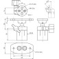 Монтажний елемент di-soric HS-BE-A-MP-KK-M4