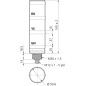Oświetlenie sygnalizacyjne di-soric SBT-F-GYR-R50-3S-B5