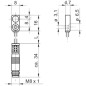 Inductive sensor di-soric INQ-R08/16M-B02PS-0.2TC