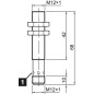 Inductive sensor di-soric INE-M12/68T-B02PO-B4