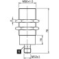 Inductive sensor di-soric INE-M30/78T-B10PO-B4
