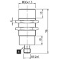 Czujnik indukcyjny di-soric INE-M30/78T-N15PO-B4
