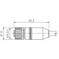 Kabel przyłączeniowy di-soric AL-VZKA-12JBK-200W-AS