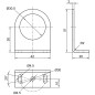 Element de montaj di-soric BW-M30