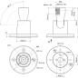 Монтажний елемент di-soric SBT-FMF-M30