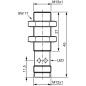 Capacitive proximity sensor