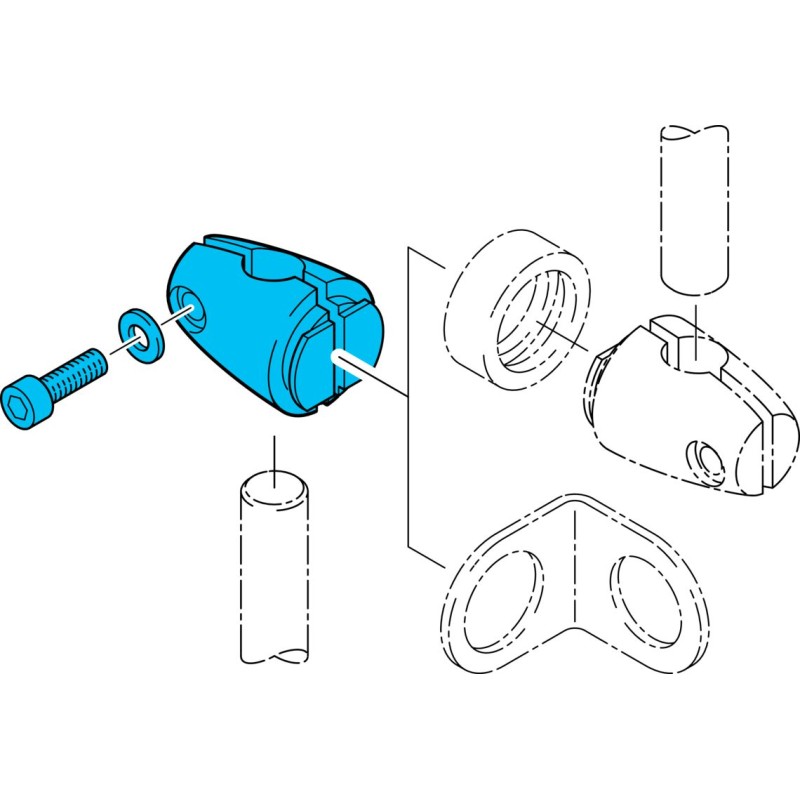 Z-UBT-KL-MS Mounting system for clamp holder Z-UBT-KL-MS Mounting system for clamp holder